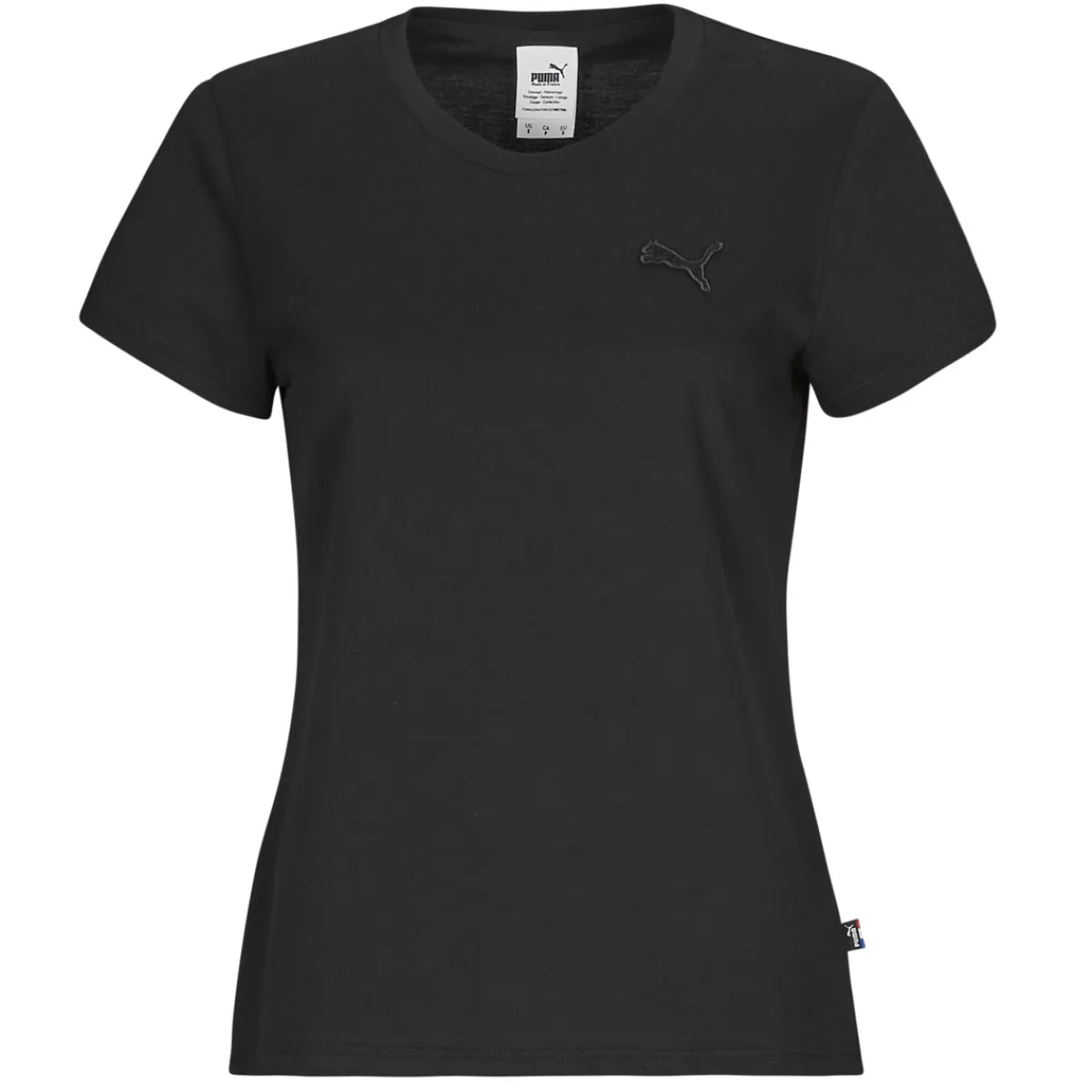 New Puma - TEE W MIF BADGE BRODE Noir