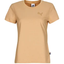 Puma - TEE W MIF BADGE BRODE Beige Outlet