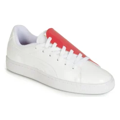 Puma - WN BASKET CRUSH.WH-HIBISCU Blanc Hot