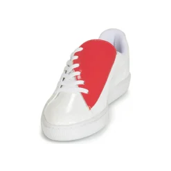 Puma - WN BASKET CRUSH.WH-HIBISCU Blanc Hot