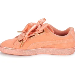 Puma - WN SUEDE HEART SATIN.DUSTY Orange Hot