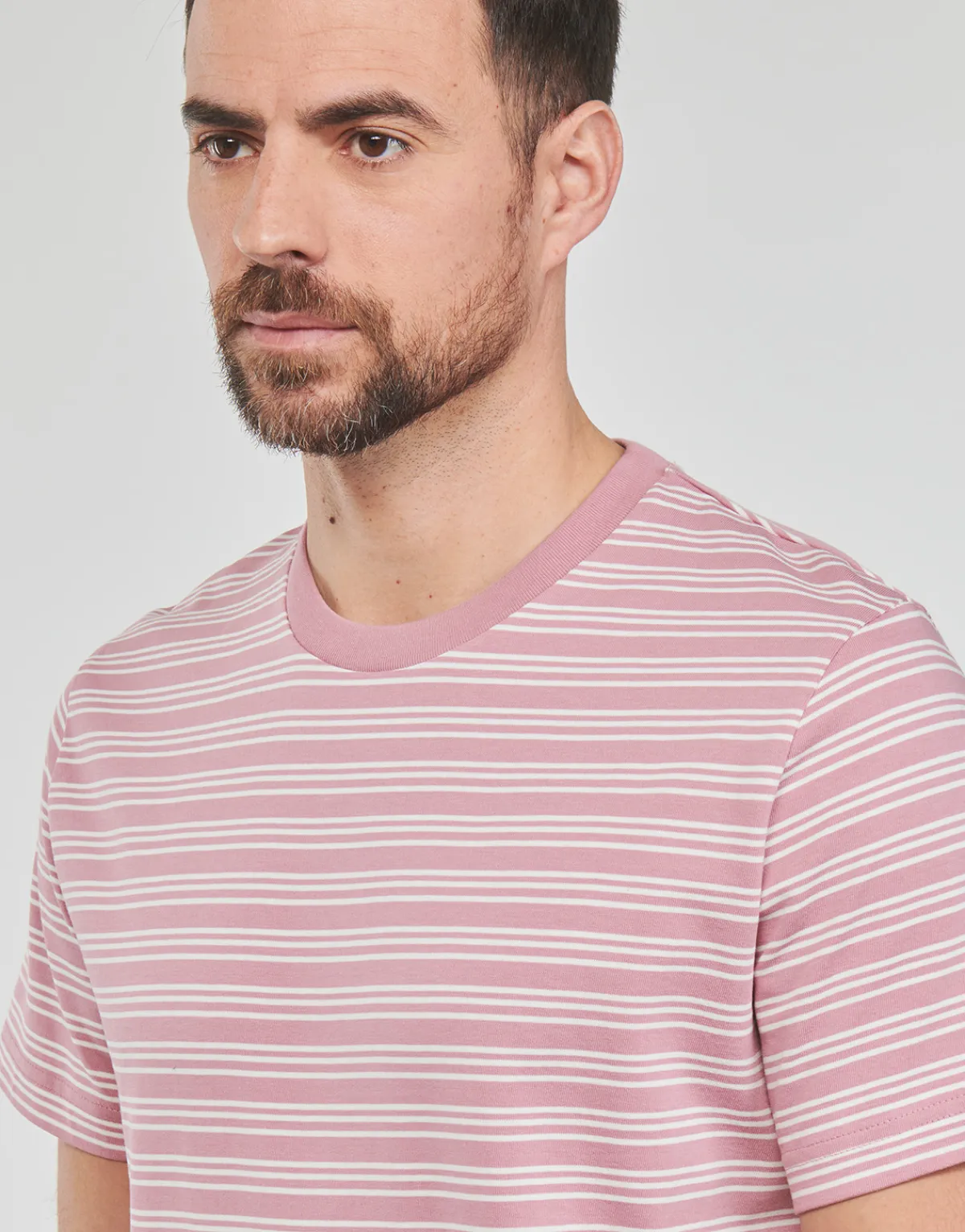 Selected - SLHANDY STRIPE SS O-NECK TEE W