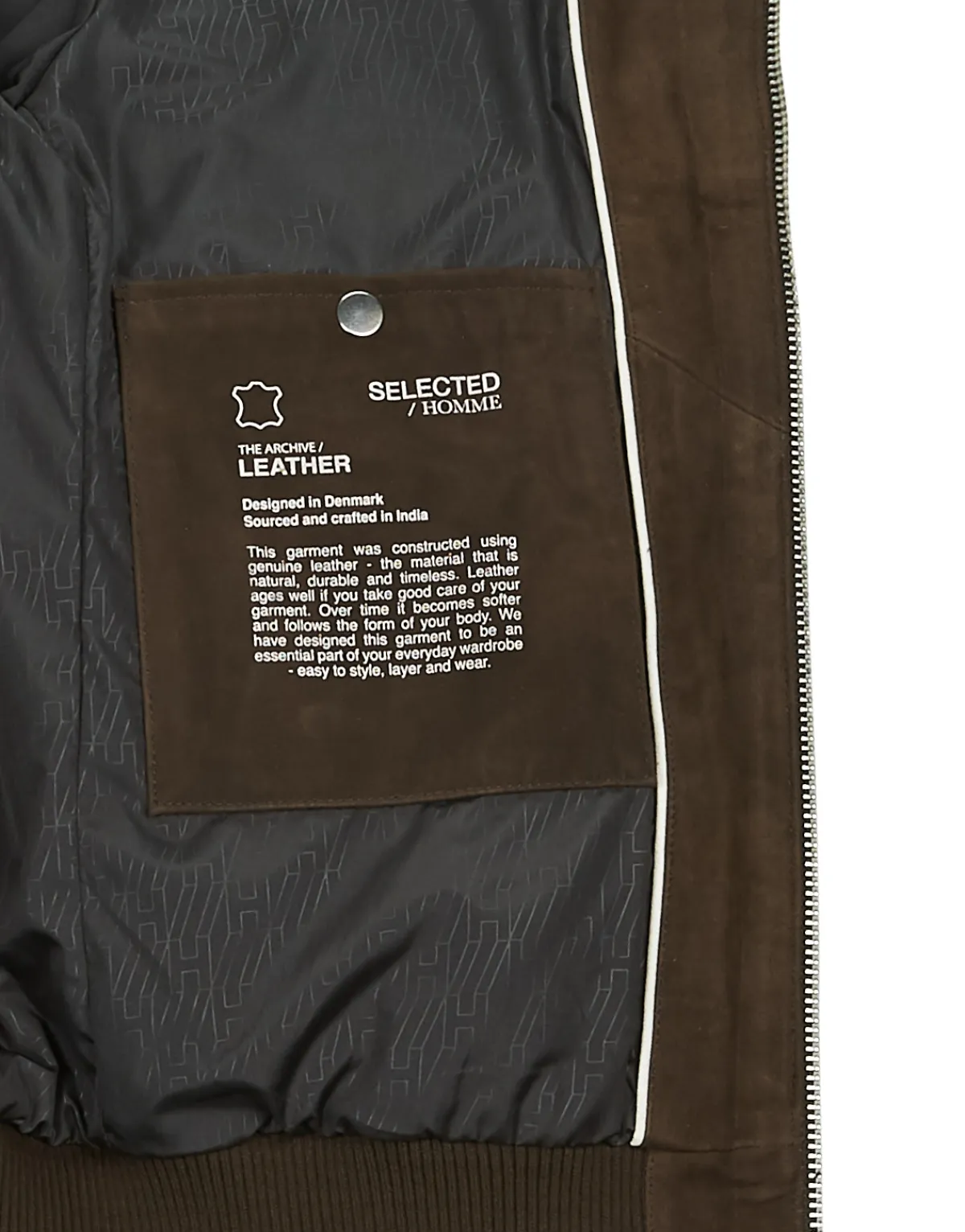 Selected - SLHARCHIVE BOMBER SUEDE JKT NOOS