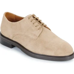 Hot Selected - SLHBLAKE SUEDE DERBY SHOE B Beige