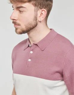 Selected - SLHMATTIS SS KNIT BLOCK POLO B New