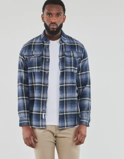Selected - SLHREGSCOT CHECK SHIRT Bleu Online