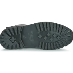 Online Selected - SLHRICKY LEATHER LACE-UP BOOT Noir