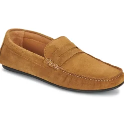 Selected - SLHSERGIO SUEDE PENNY DRIVING SHOE B Cognac Sale