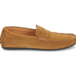 Selected - SLHSERGIO SUEDE PENNY DRIVING SHOE B Cognac Sale