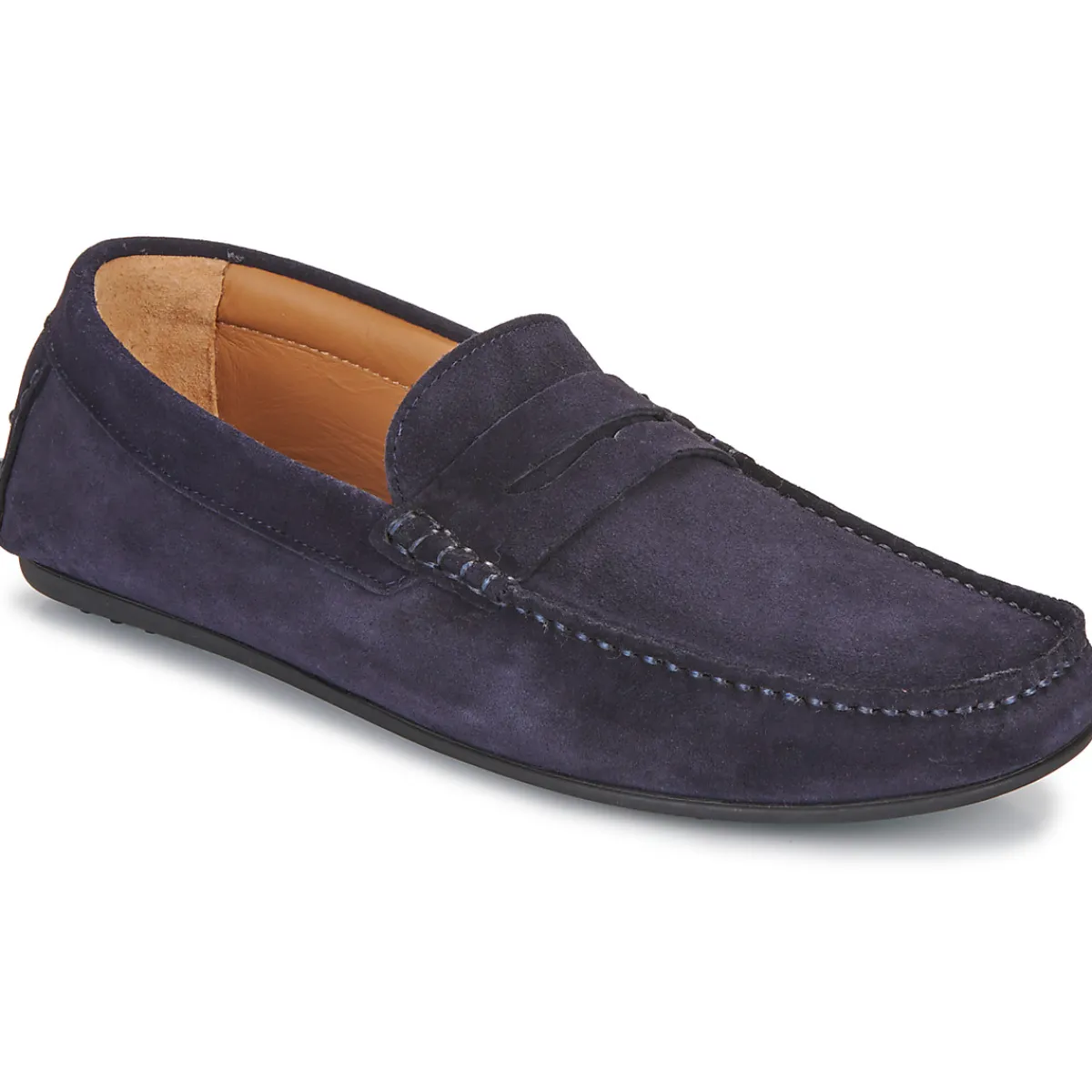 Selected - SLHSERGIO SUEDE PENNY DRIVING Marine Sale