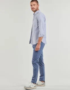 Selected - SLHSLIM-NEW MILES 175 FLEXCHINO Bleu Sale