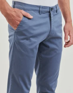 Selected - SLHSLIM-NEW MILES 175 FLEXCHINO Bleu Sale