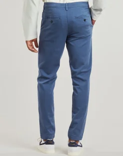 Sale Selected - SLHSLIM-NEW MILES 175 FLEX CHINO Bleu