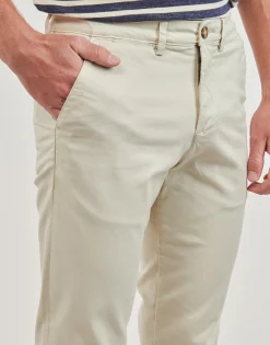 Selected - SLHSLIM-NEW MILES 175 FLEXCHINO Ecru