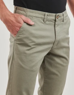 Selected - SLHSLIM-NEW MILES 175 FLEX CHINO Vert Best