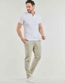 New Selected - SLH172-SLIMTAPE BRODY LINEN PANT Beige