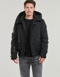 Superdry - CITY PADDED BOMBER Noir Sale