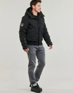Superdry - CITY PADDED BOMBER Noir Sale