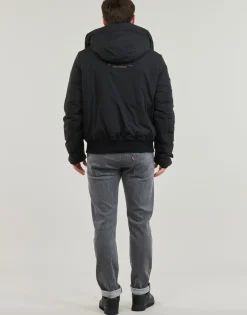 Superdry - CITY PADDED BOMBER Noir Sale