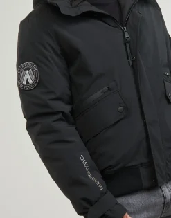 Superdry - CITY PADDED BOMBER Noir Sale