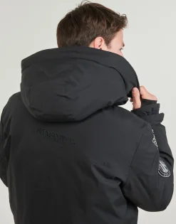 New Superdry - CITY PADDED PARKA JACKET Noir