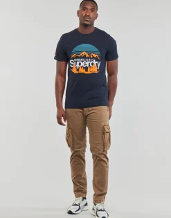 Superdry - CORE CARGO PANT Marron Best