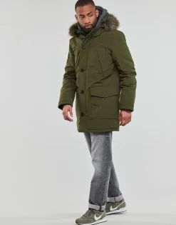 Best Superdry - EVEREST FAUX FUR HOODED PARKA Kaki