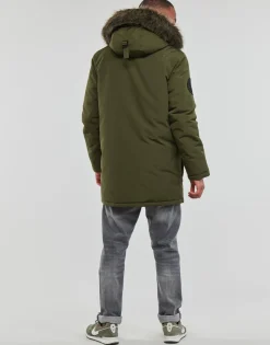 Best Superdry - EVEREST FAUX FUR HOODED PARKA Kaki