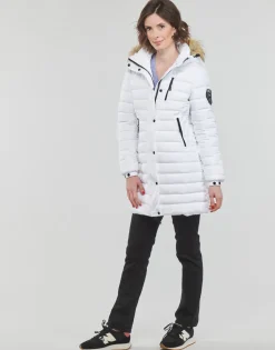 Superdry - FUJI HOODED MID LENGTH PUFFER