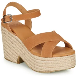 Superdry - HIGH ESPADRILLE SANDAL Cognac New