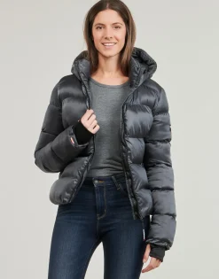 Superdry - HOODED LUXE SPORTS Grisfoncé Sale