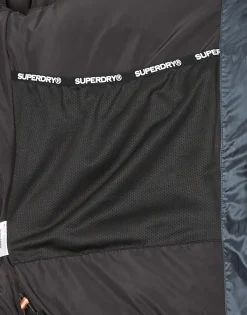 Superdry - HOODED LUXE SPORTS Grisfoncé Sale