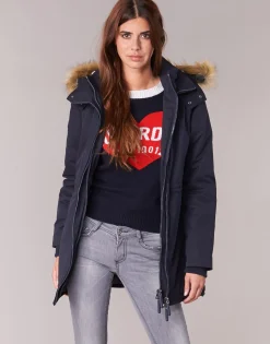 Superdry - HOODED MICROFIBRE Marine Best