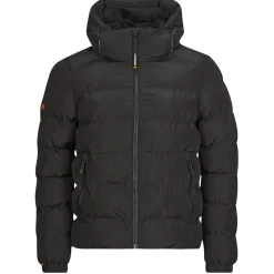 Discount Superdry - HOODED SPORTS PUFFR JACKET Noir