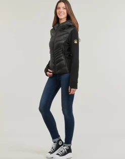 New Superdry - HOODEED STORM FLEECE JACKET Noir