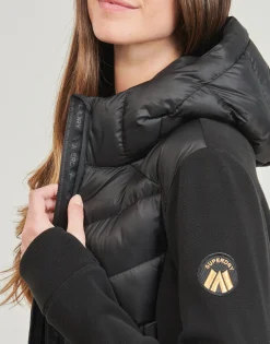 New Superdry - HOODEED STORM FLEECE JACKET Noir