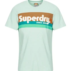 Superdry - LOGO TERRAIN Vert Outlet