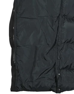 Superdry - LONGLINE HOODED PUFFER COAT Noir Clearance
