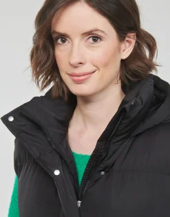 New Superdry - LONGLINE HOODED PUFFER GILET Noir