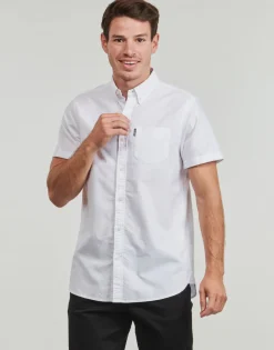 Clearance Superdry - OXFORD ESSENTIAL Blanc