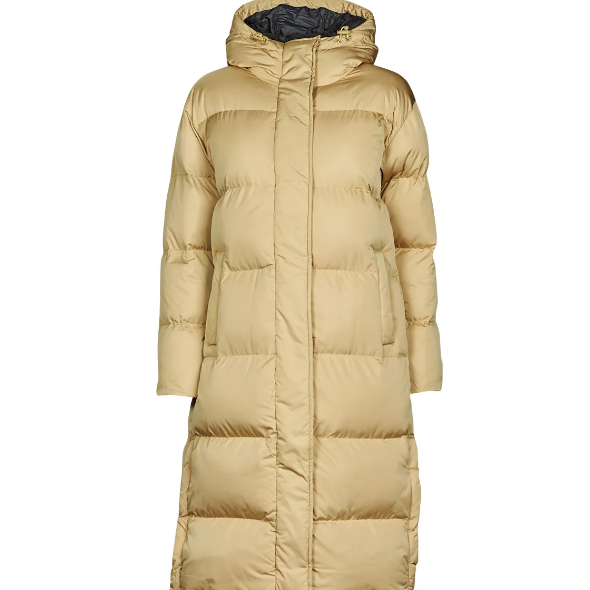 Hot Superdry - STUDIOS LONGLINE DUVET COAT ShakerBeige