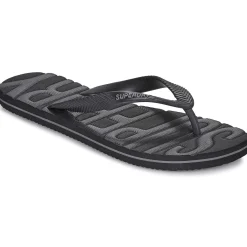 Superdry - TONG LOGO Noir Clearance