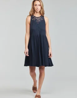 Superdry - VINTAGE LACE RACER DRESS EclipseNavy Clearance