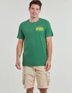 Superdry - VINTAGE LOGO BRODE Vert Sale