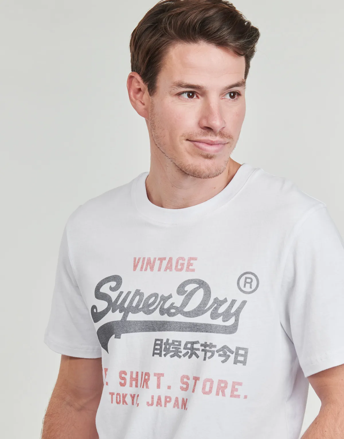 New Superdry - VINTAGE LOGO HERITAGE Blanc