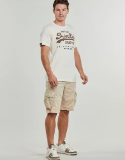 Outlet Superdry - WORKWEAR RELAXED Blanc