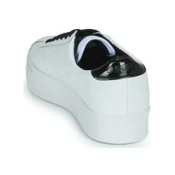 Superga - WHITE BLACK Blanc Best