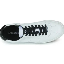 Superga - WHITE BLACK Blanc Best