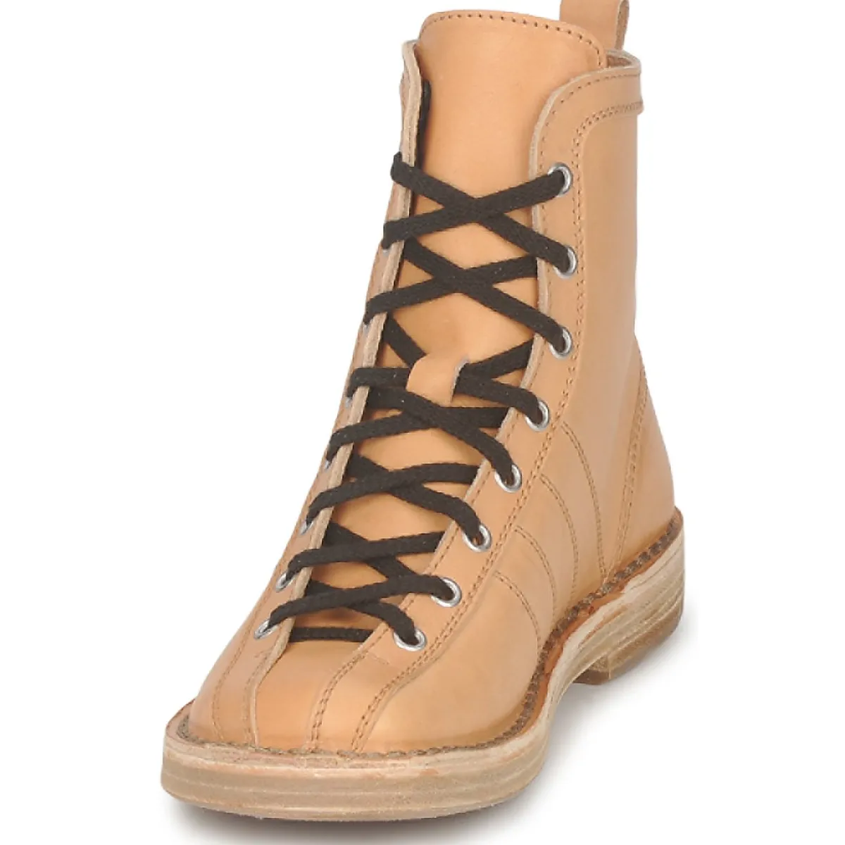 Hot Swedish hasbeens - VINTAGE BOWLING BOOT Beige