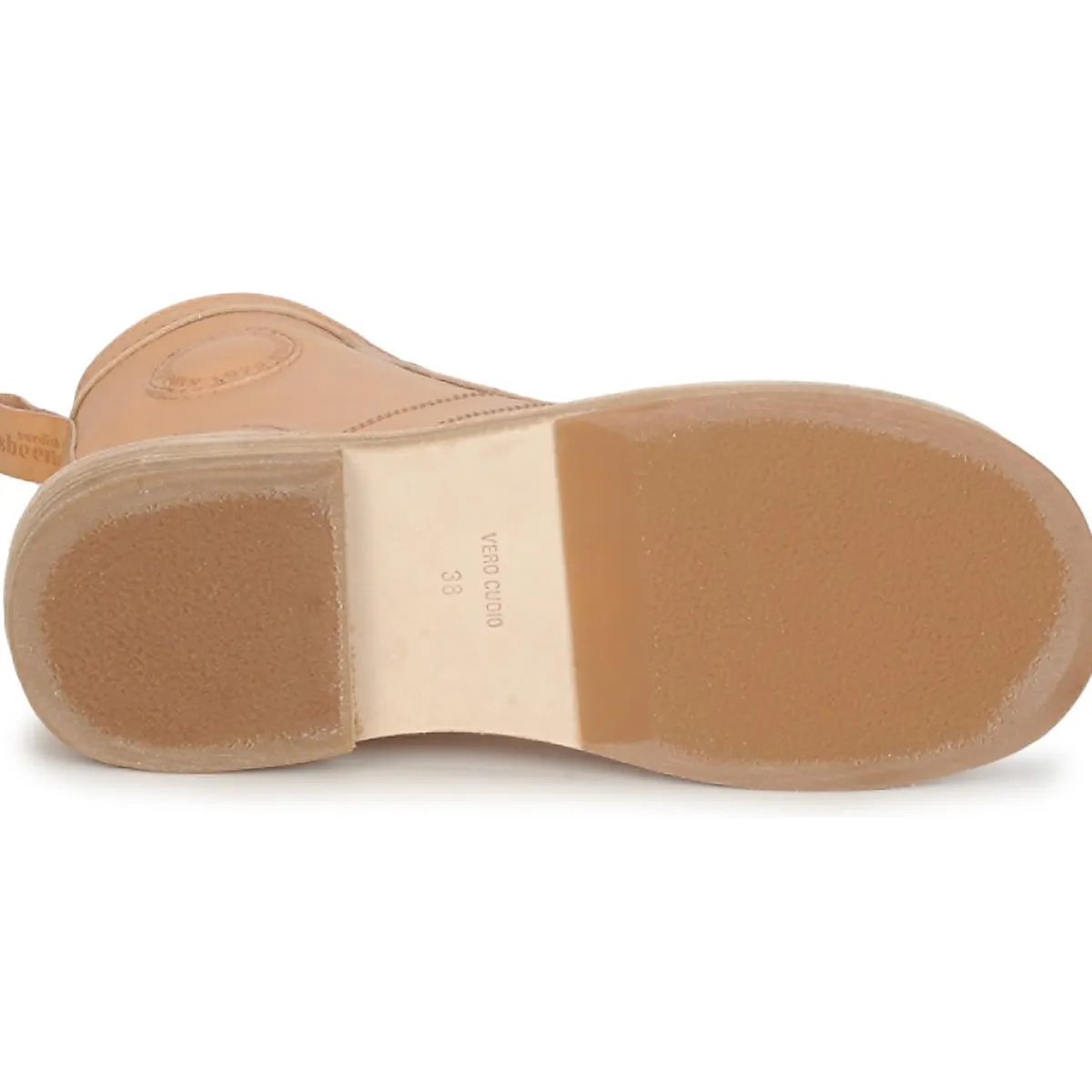 Hot Swedish hasbeens - VINTAGE BOWLING BOOT Beige